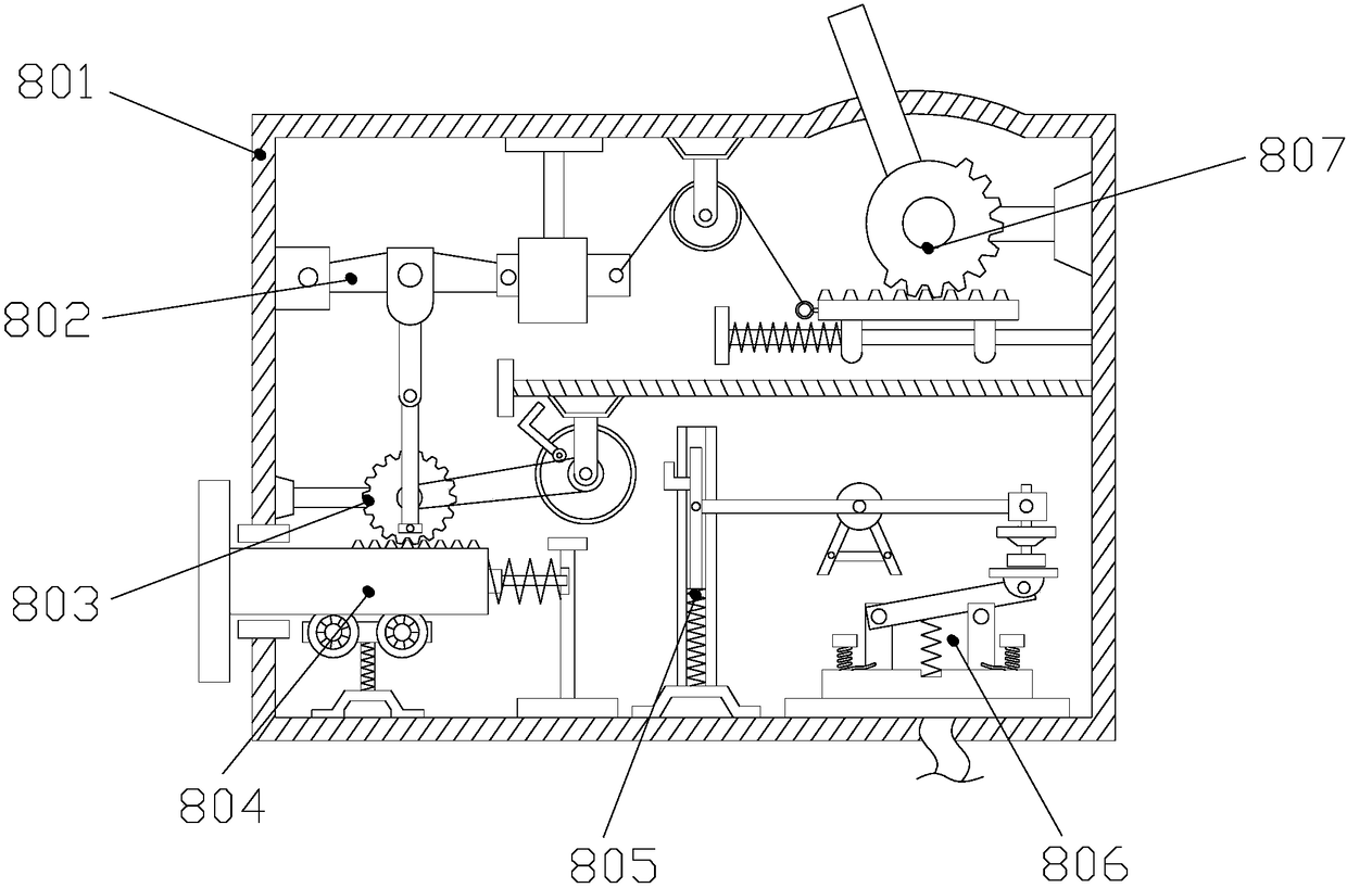 Automatic braking device for main shaft of machine head of numerically controlled lathe