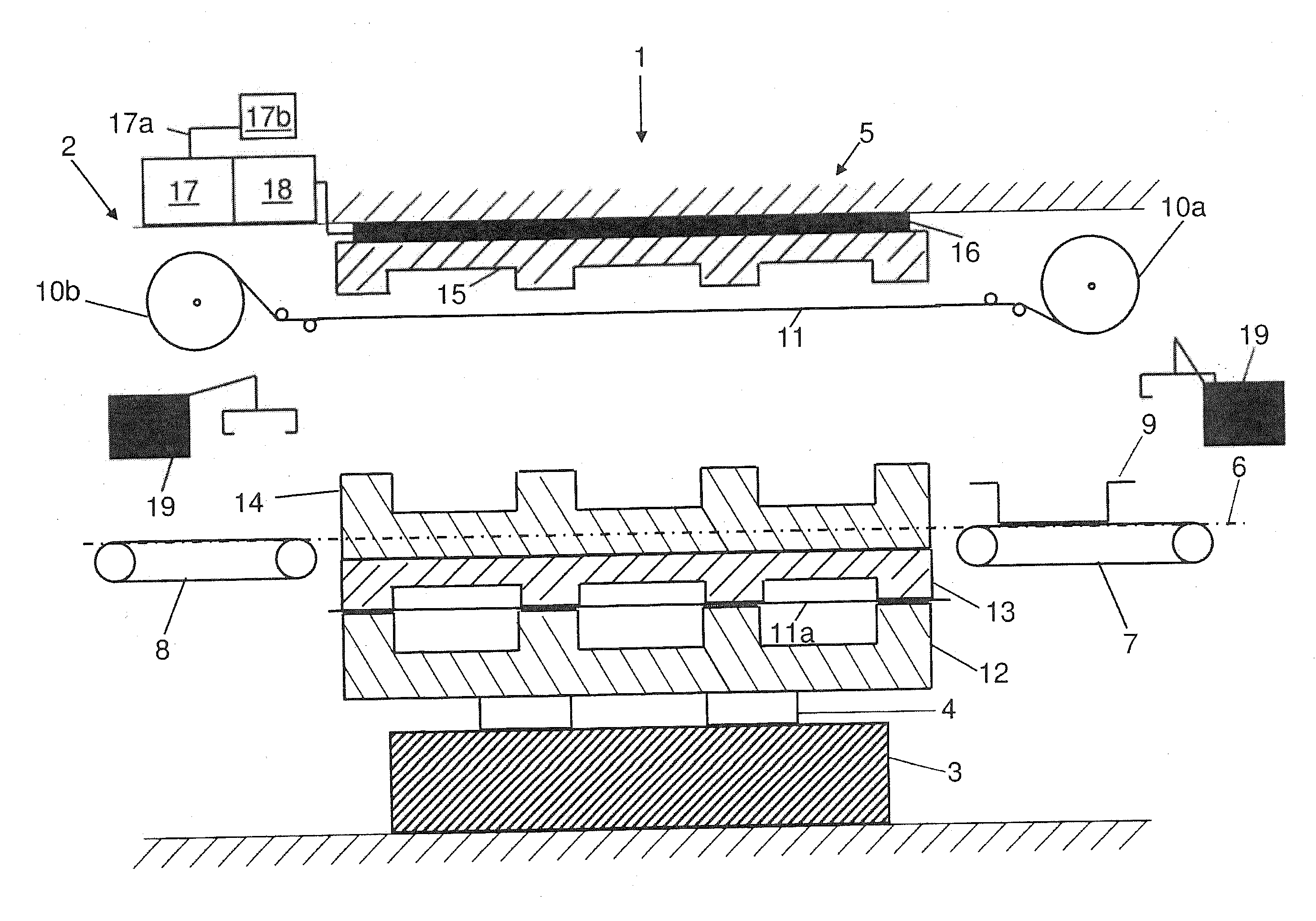 Sealing station and method for its operation