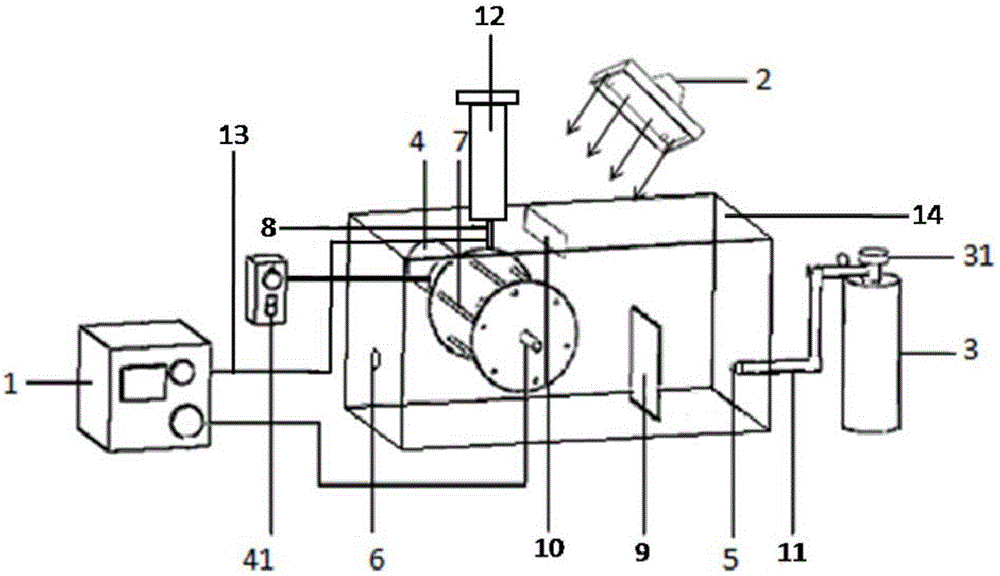 UV-curing-based solvent-free electrostatic spinning apparatus