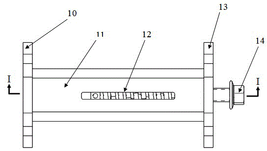 Efficiency testing device and method for automobile clutch separating system