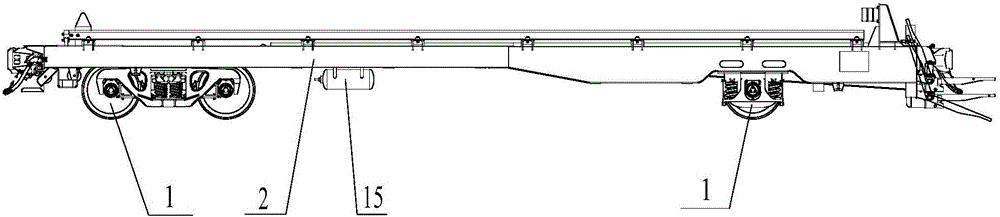 Rail-switching operation vehicle and rail-switching transport vehicle set