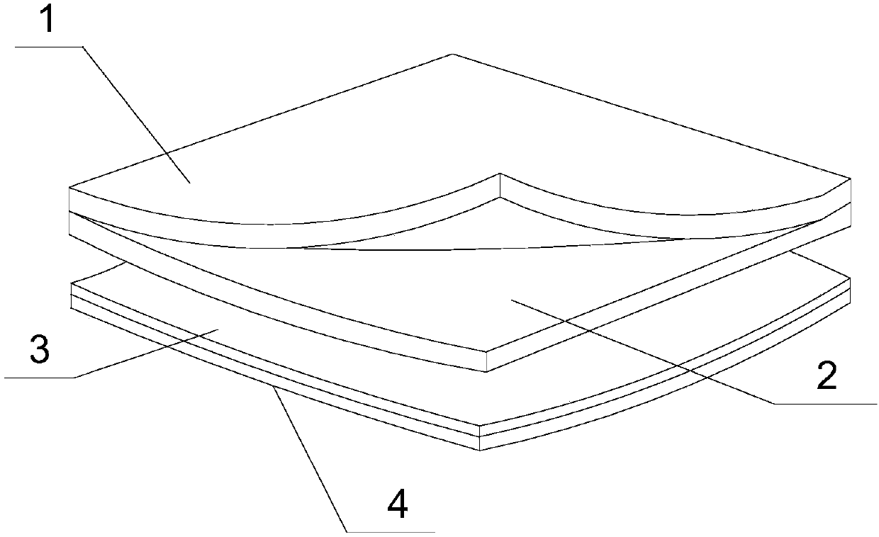 Three-dimensional printing and negative-pressure flushing combining integrated skin dressing and preparation method thereof