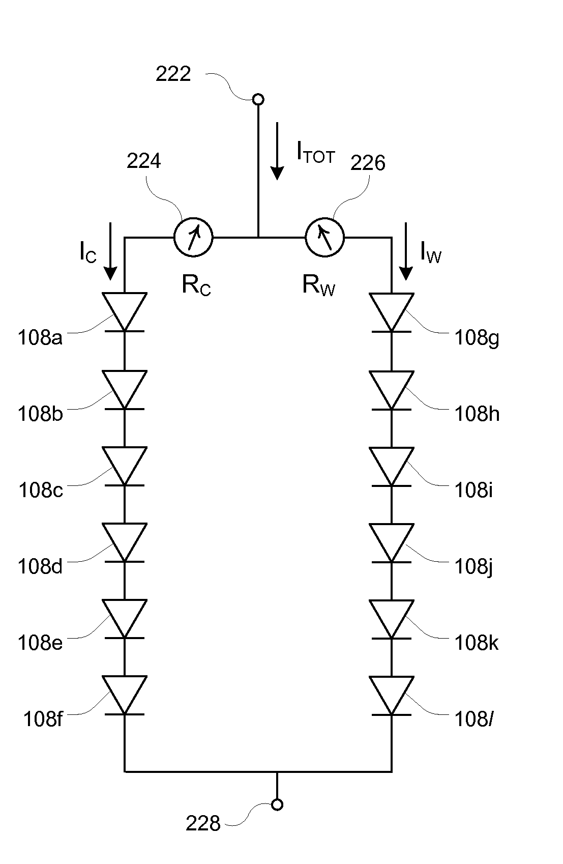 Apparatus for tuning of emitter with multiple leds to a single color bin