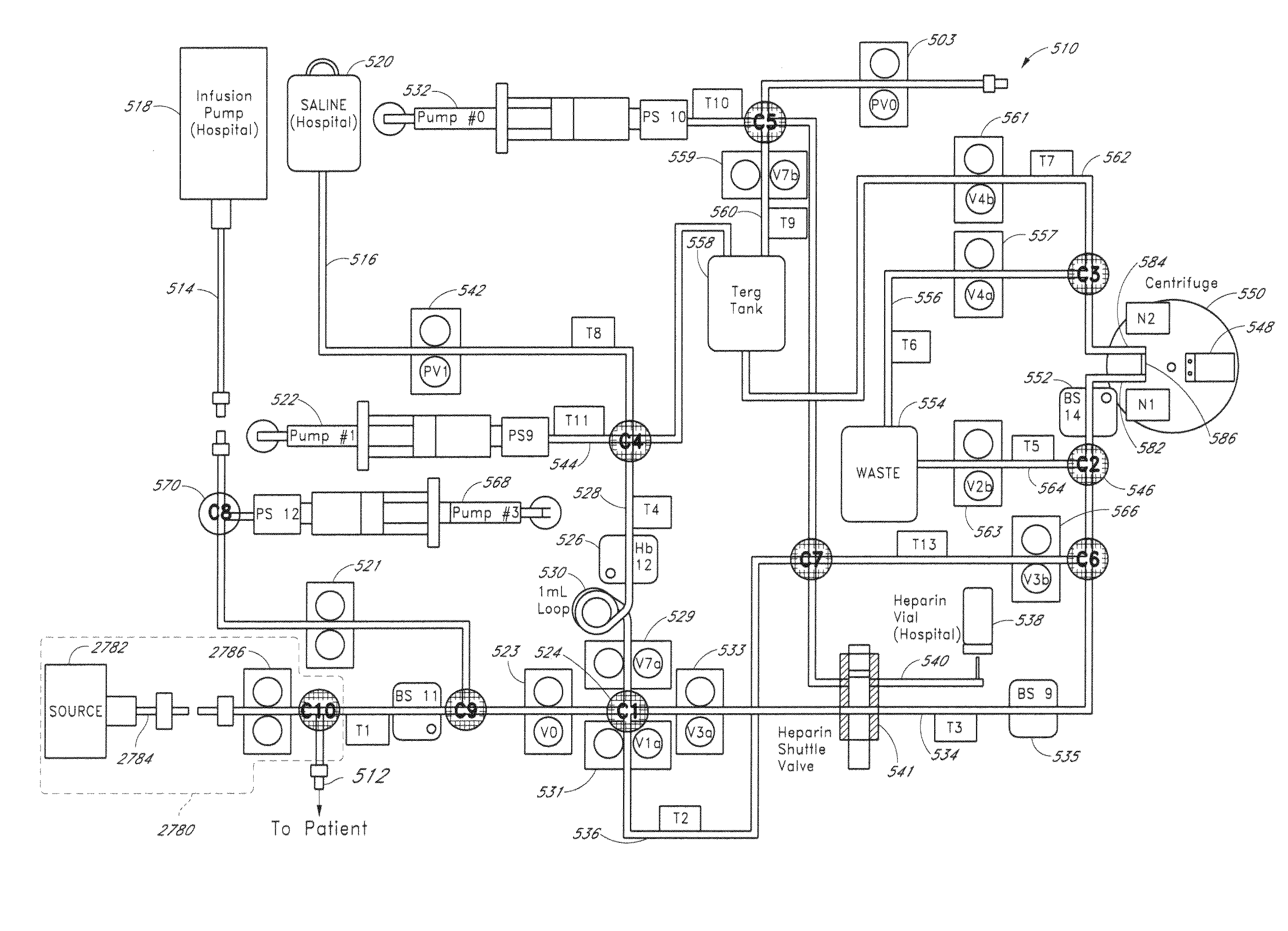 Adjustable connector and dead space reduction