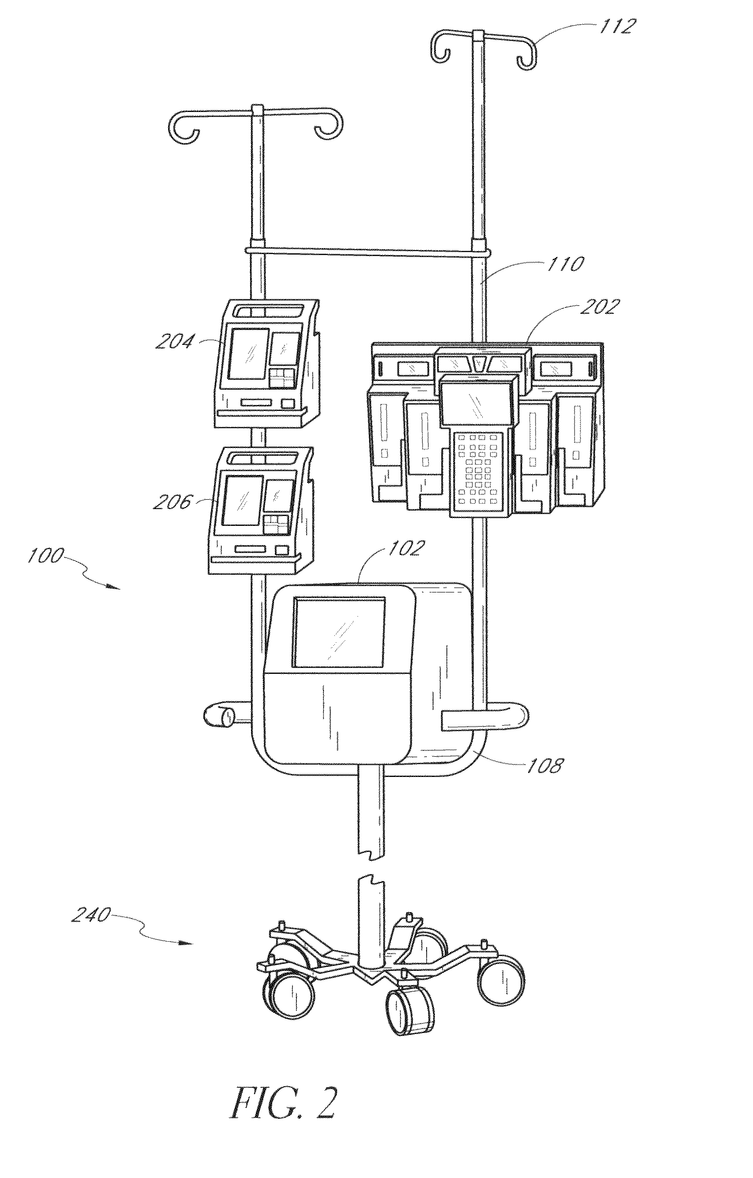 Adjustable connector and dead space reduction