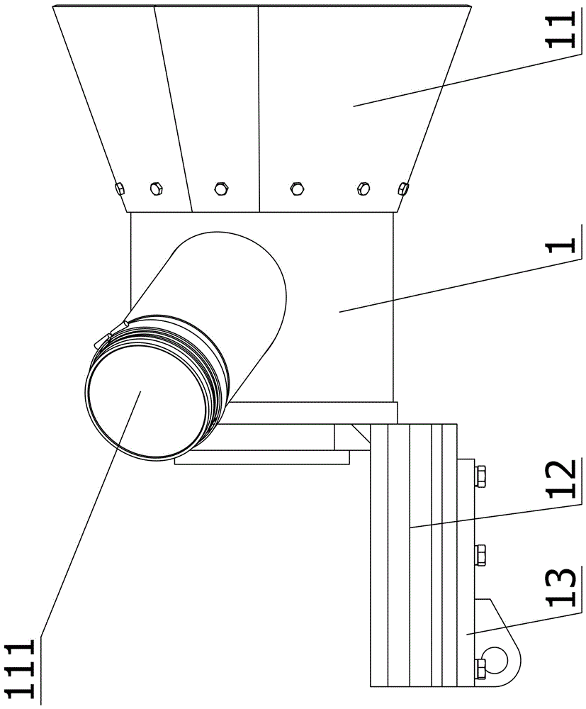 Two-stage dry dust cleaning device and down-hole drilling machine including same