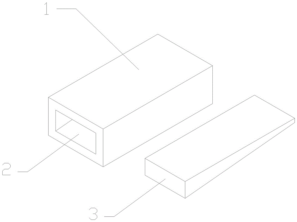 Clamp specialized for graphite grounding rope