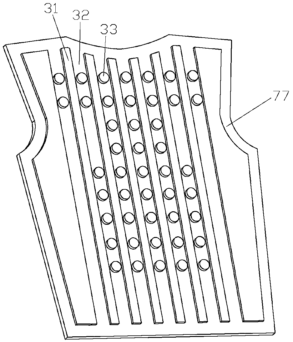 Magnetic health-care lining for human body wearable device and production process of magnetic health care lining