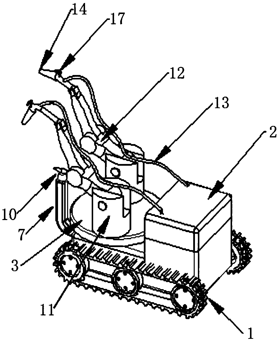 Automatic crop pollination device