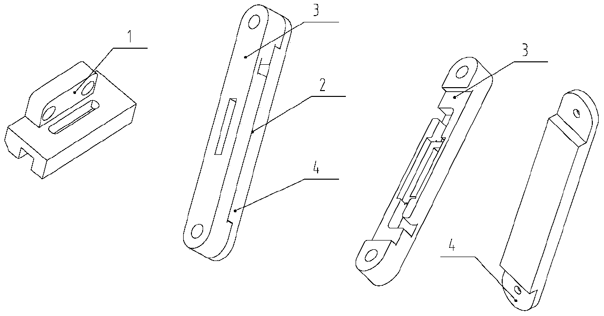 A double-pulse solid motor electrical connector fixing structure