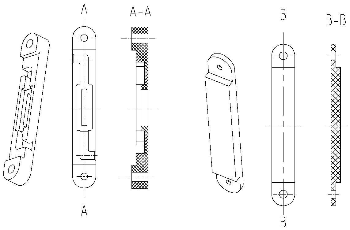 A double-pulse solid motor electrical connector fixing structure