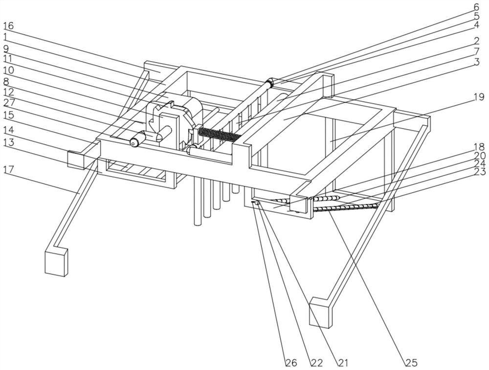 Multifunctional clothes hanger fixed on balcony and extending outwards