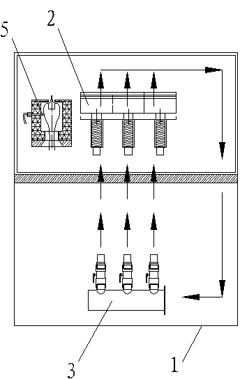 Spot welder hot air circulating system