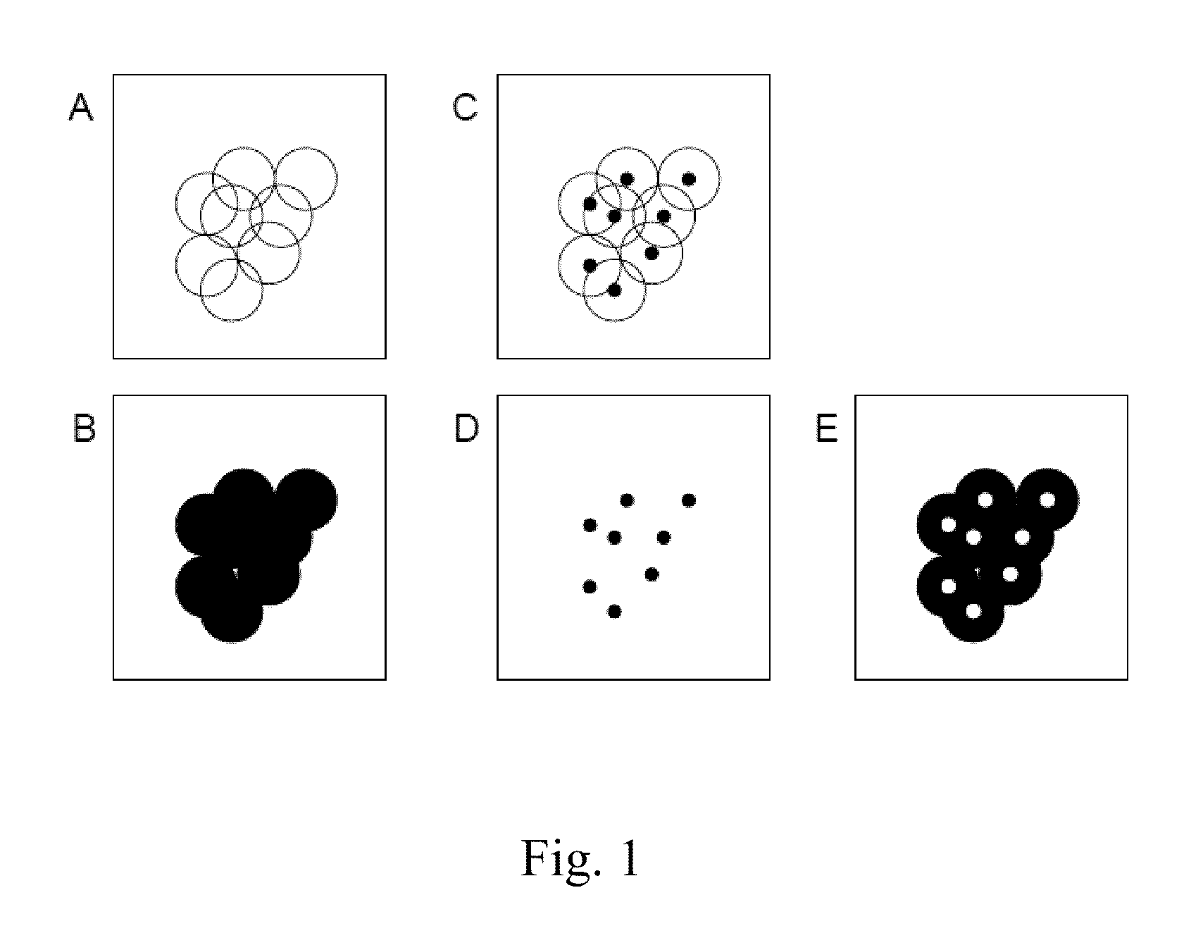 Centroid markers for image analysis of high density clusters in complex polynucleotide sequencing