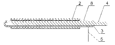 Device and method for measurement of internal temperature of solid metal