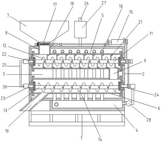 Pesticide-contaminated soil thermal desorption device