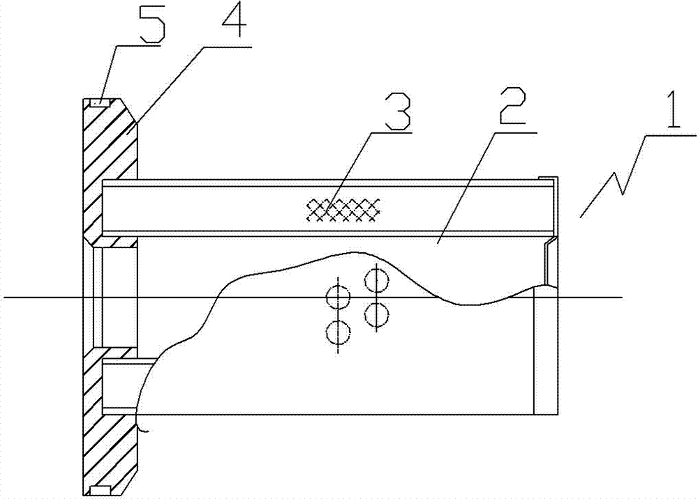 Hydraulic coarse strainer structure for crane gear box