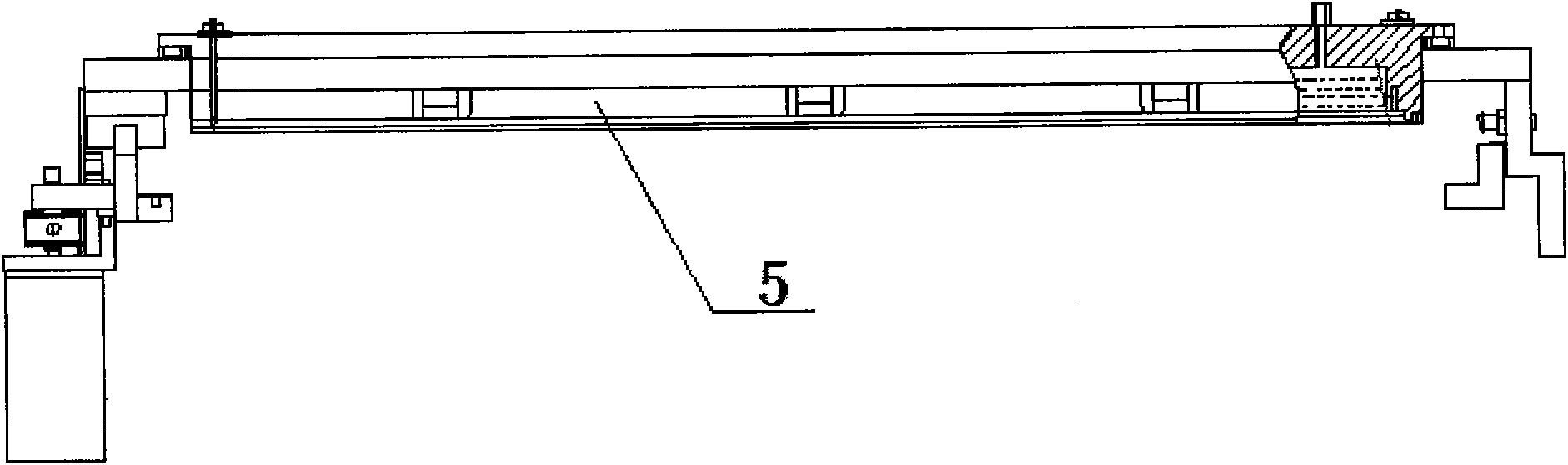 Negative pressure scraping device for photosensitive curing forming machine