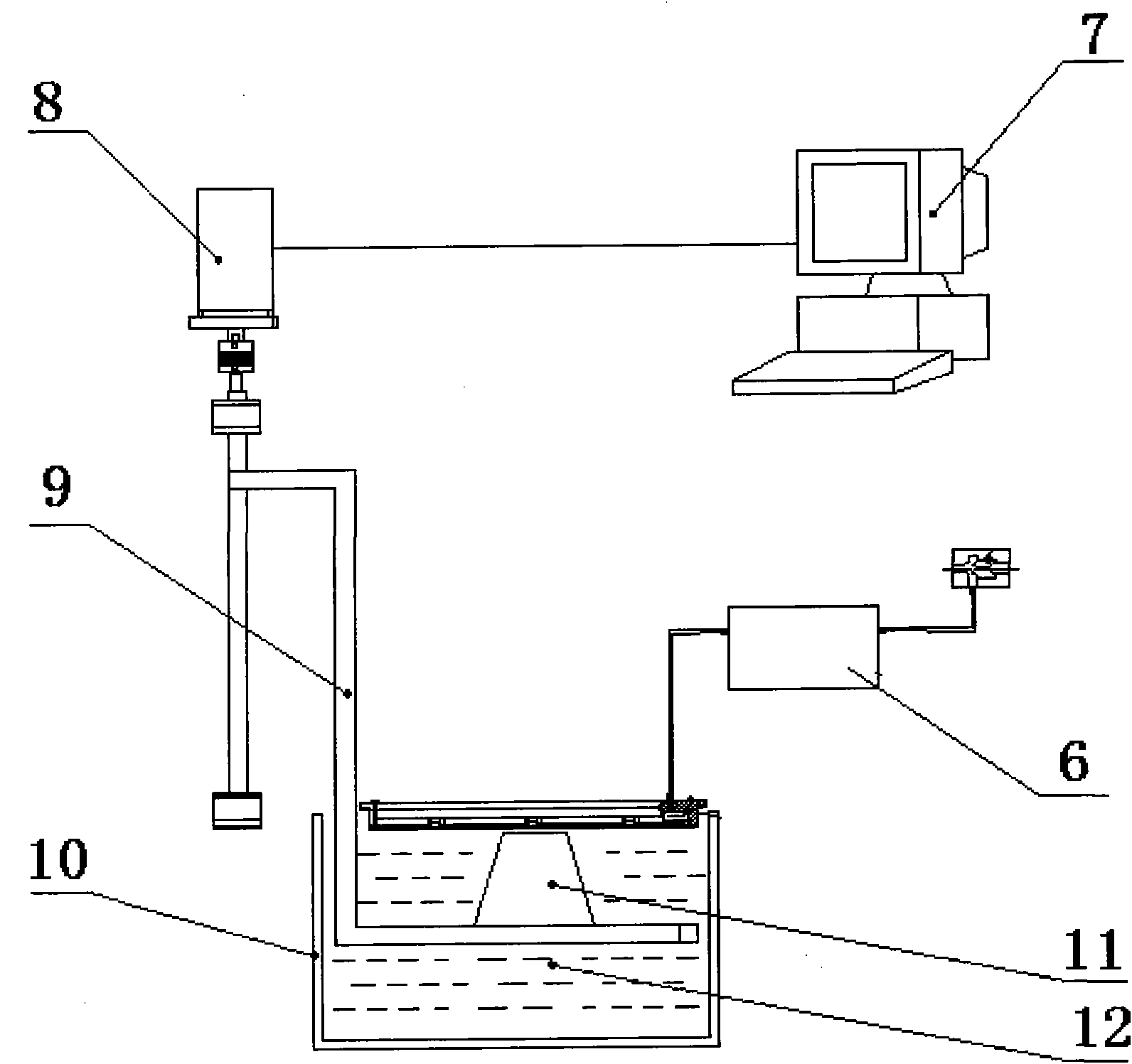 Negative pressure scraping device for photosensitive curing forming machine