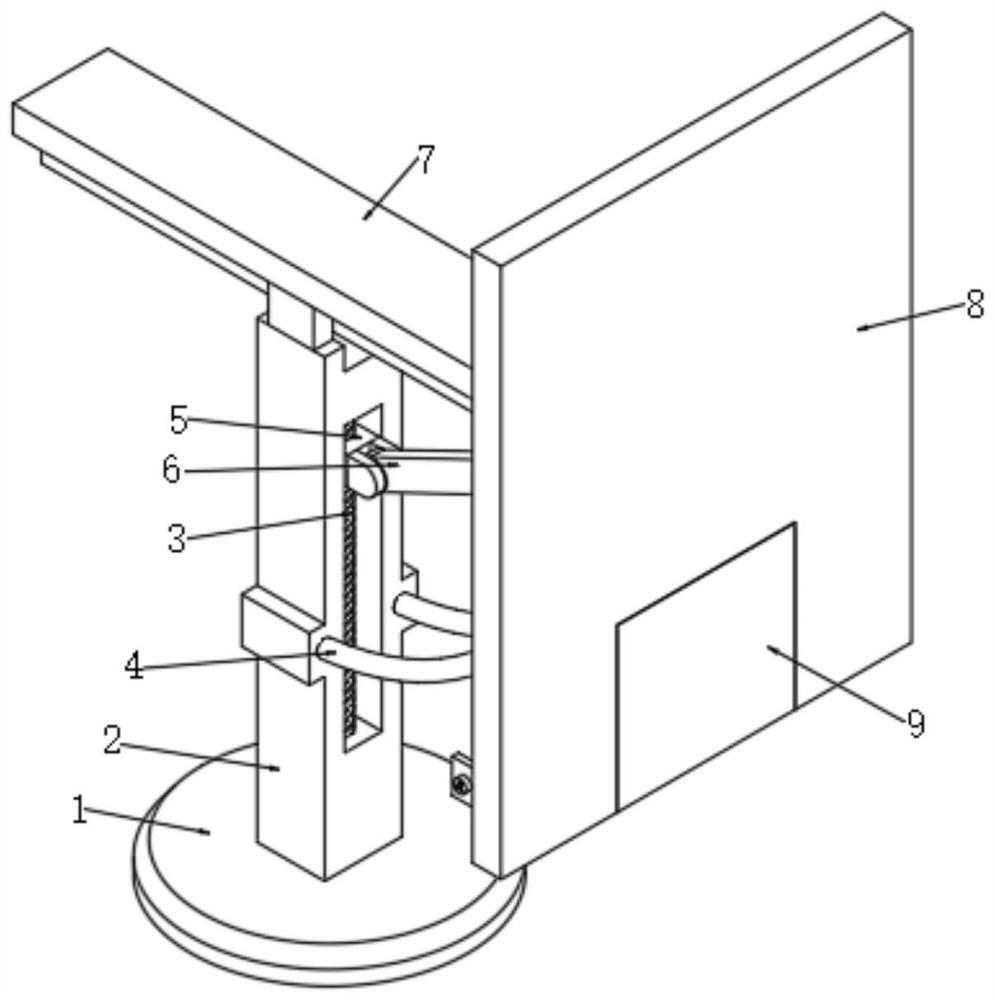 A foundation pit slope protection reinforcement device for civil engineering