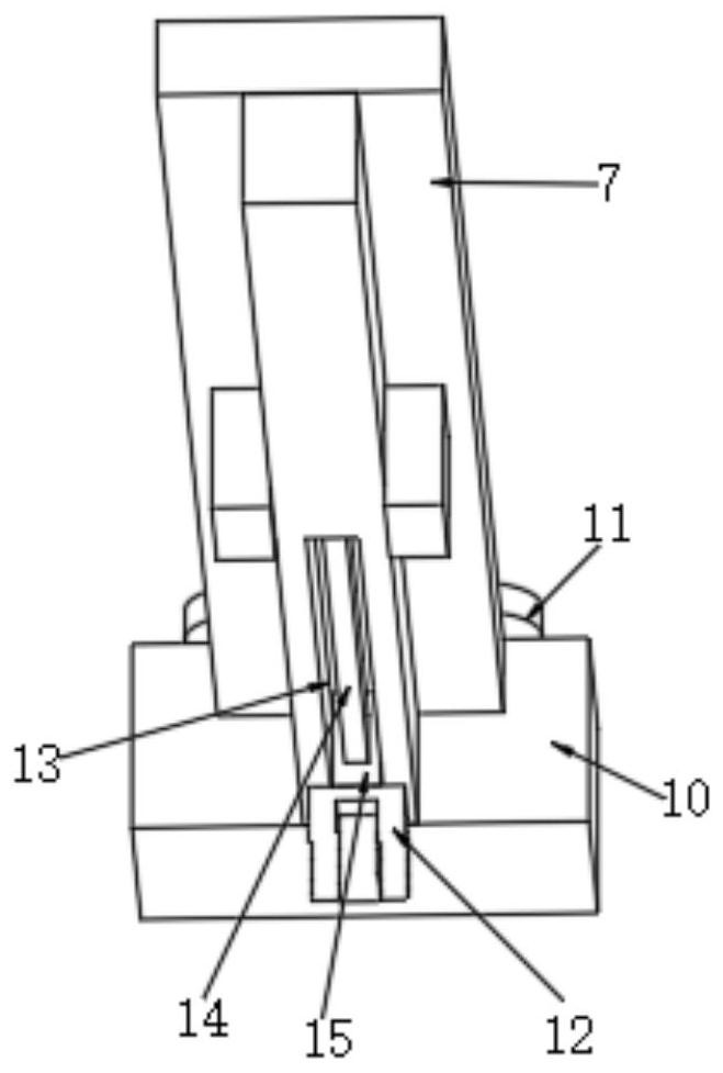 A foundation pit slope protection reinforcement device for civil engineering