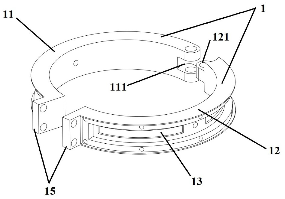 Underwater sensor fixing device