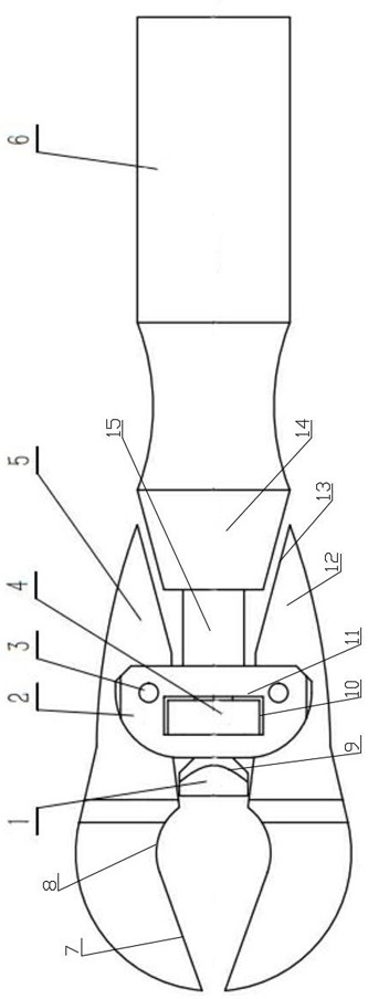 Steel cable joint braiding clamp