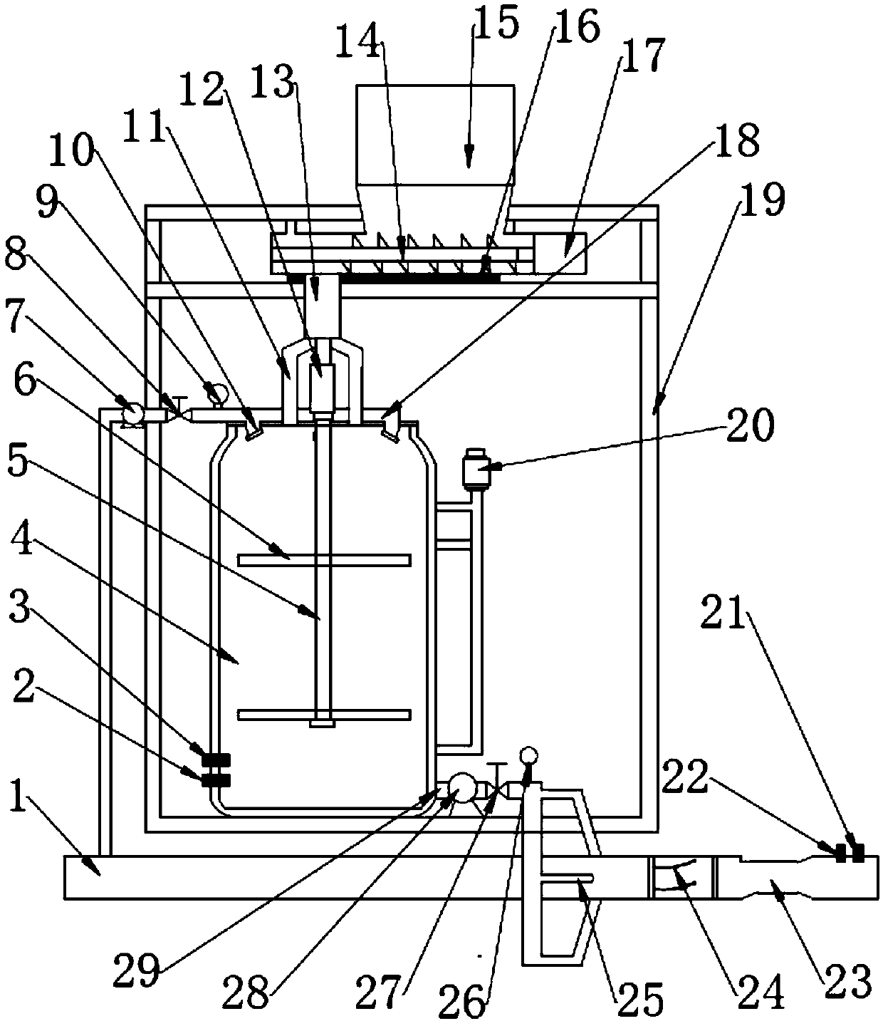 Continuous water-fertilizer-integrated solid fertilizer applying device