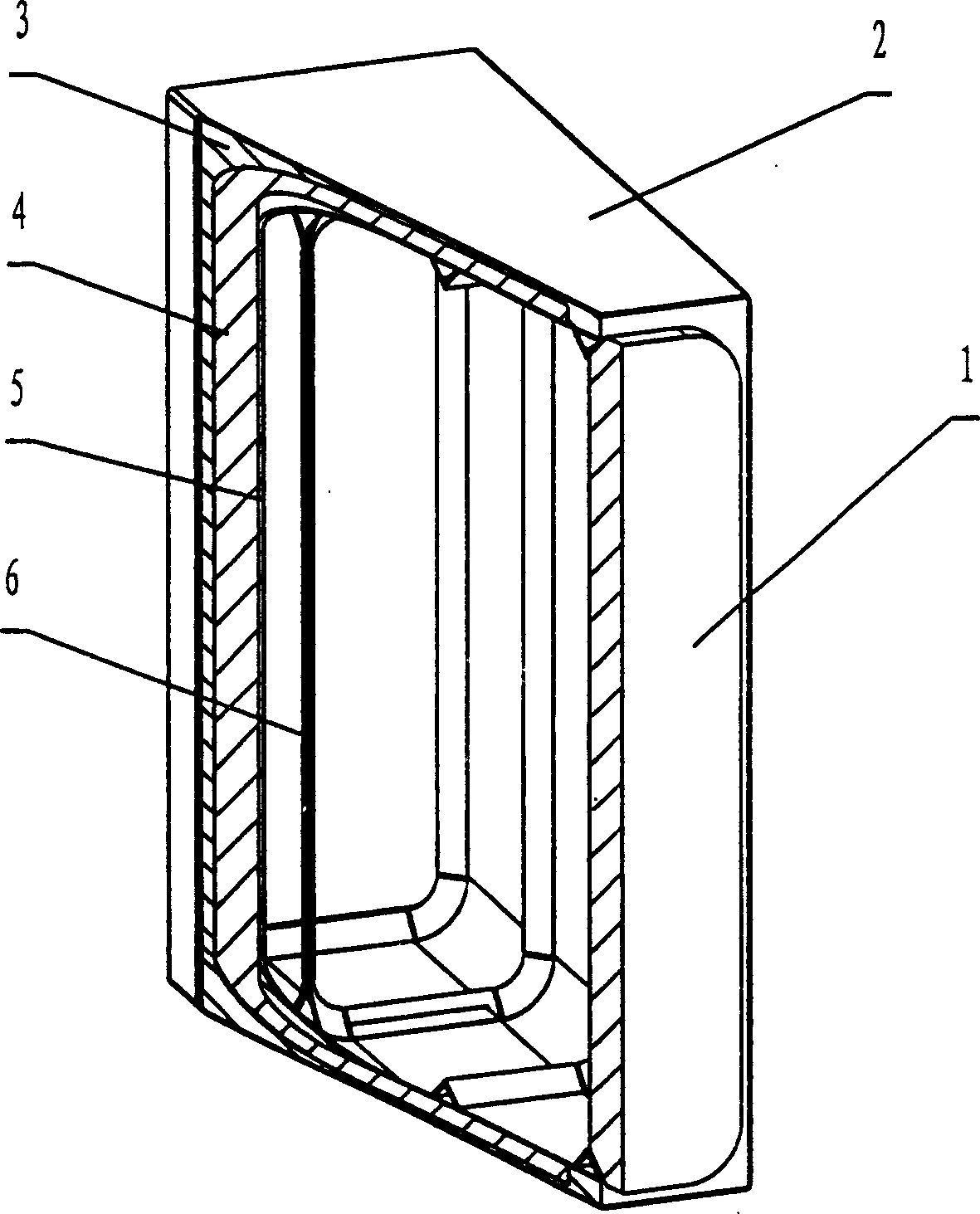 Explosion proof method of close region of explosion