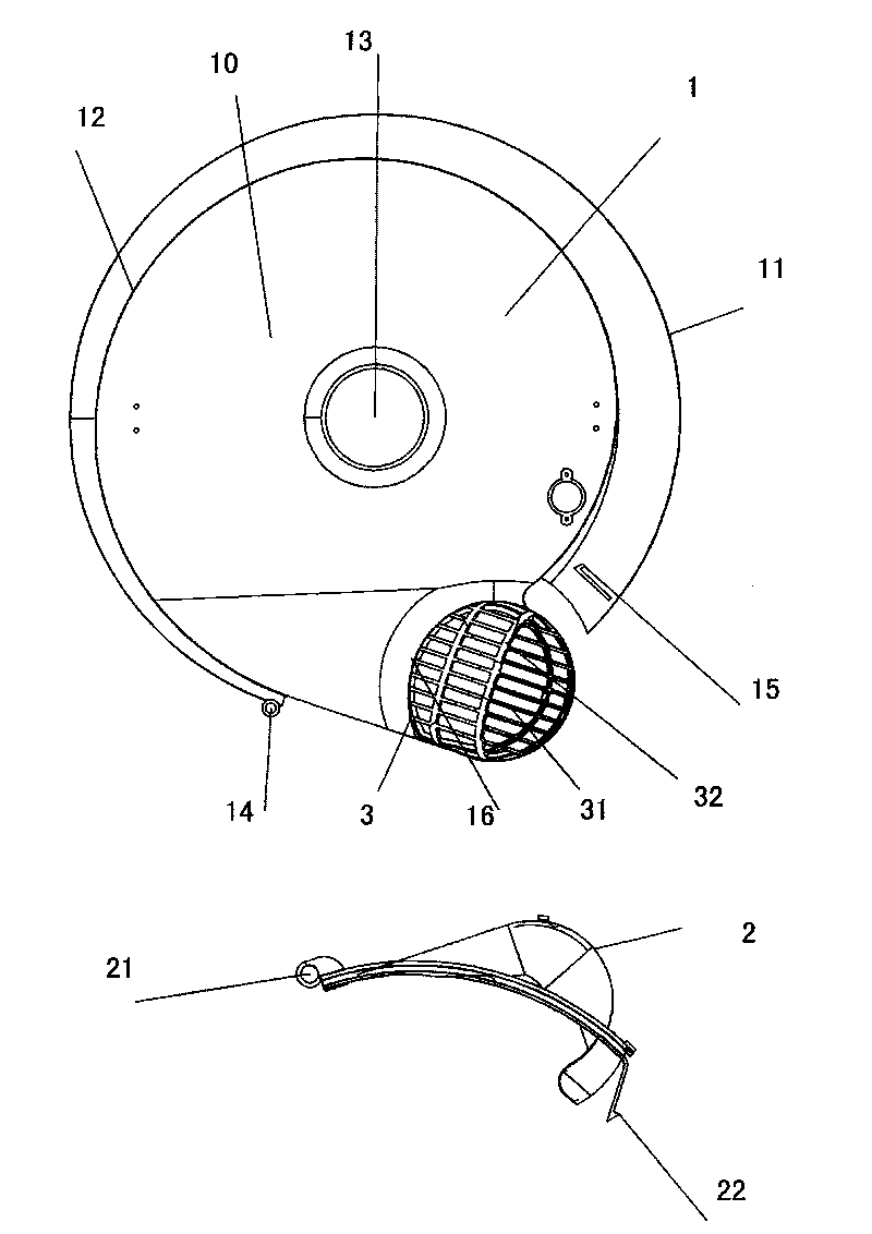 Scroll casing and clothes drying machine