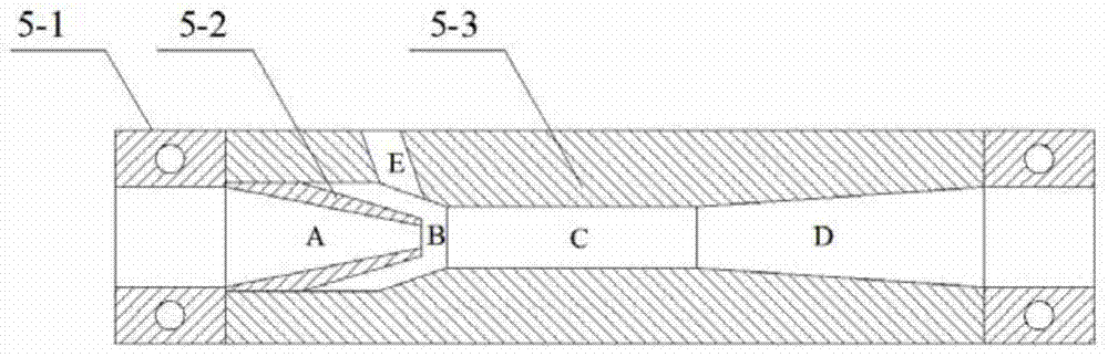 Jet flow self-absorption foaming agent parallel foaming system