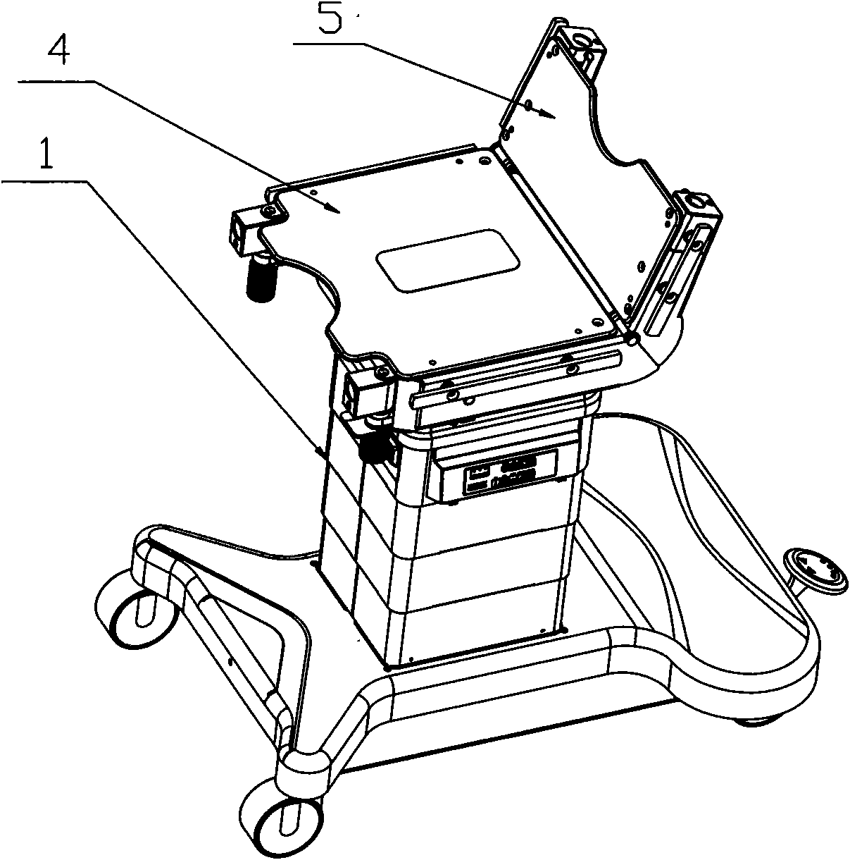 Operating bed body structure