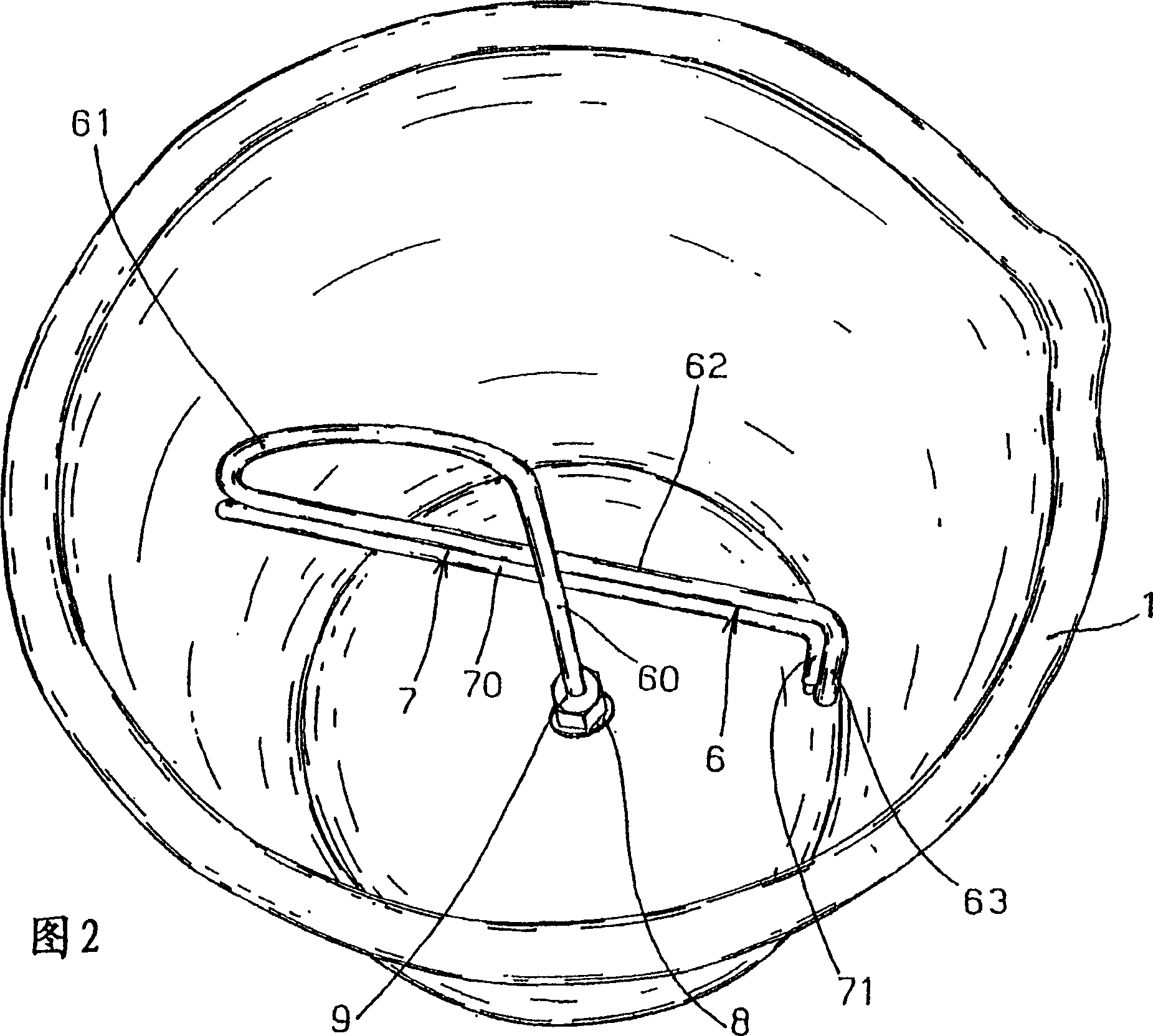 Automatic device for heating and frothing a liquid, in particular milk