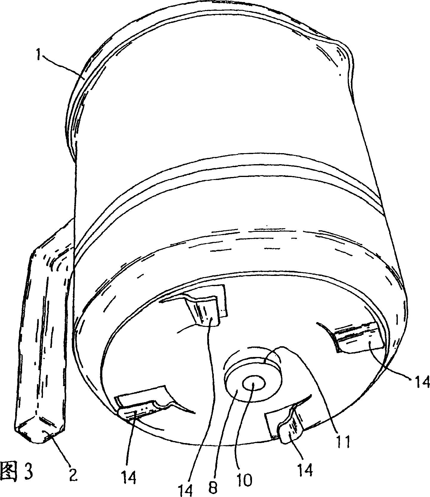 Automatic device for heating and frothing a liquid, in particular milk