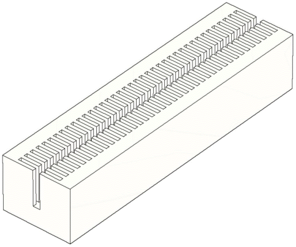 Processing method of all metal channel microstructure with great thickness and high depth-to-width ratio