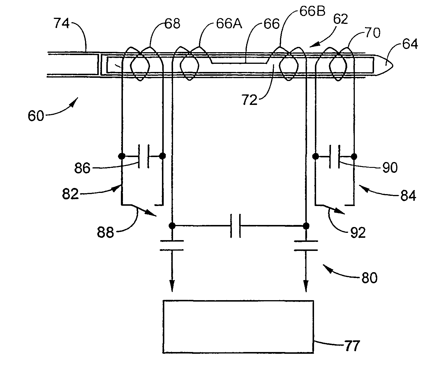 MR invasive device and method for active MR guidance of invasive devices with target navigation