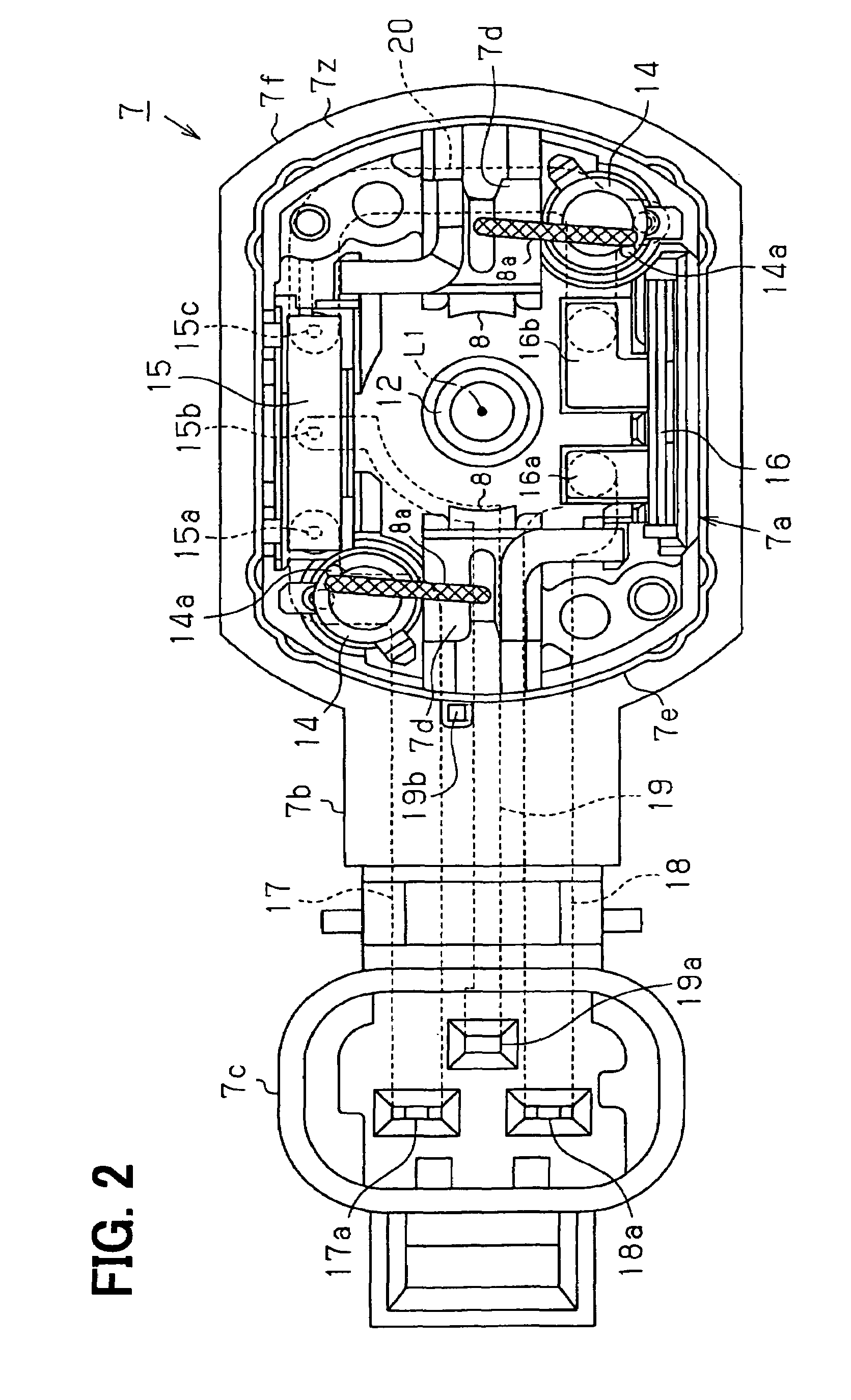 Motor and brush holder thereof