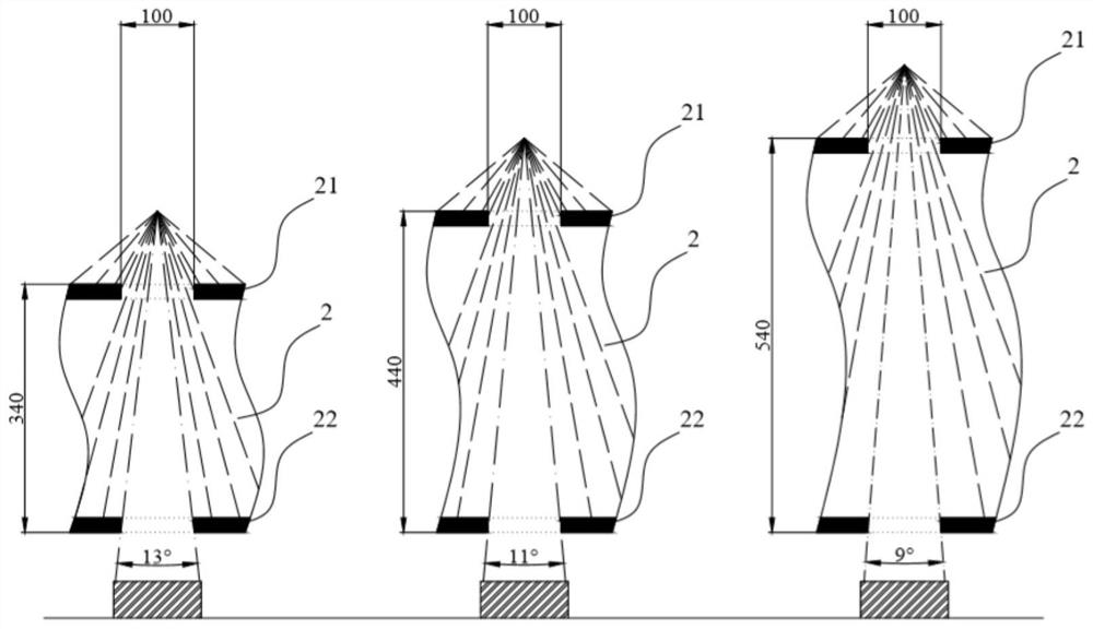 Collimating film, interference-reducing collimating film, laminated collimating film, image recognition module and preparation method thereof