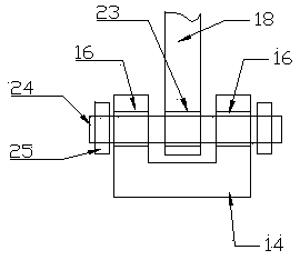 High-stability installation structure applied to coal water slurry gasifier