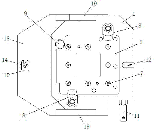 Casting shell drilling jig tool