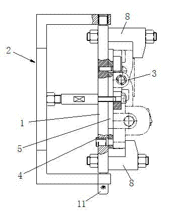 Casting shell drilling jig tool