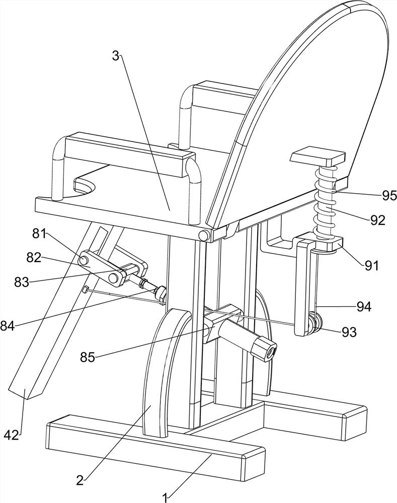 Postoperative shank recovery exercise device for Orthopedics Department