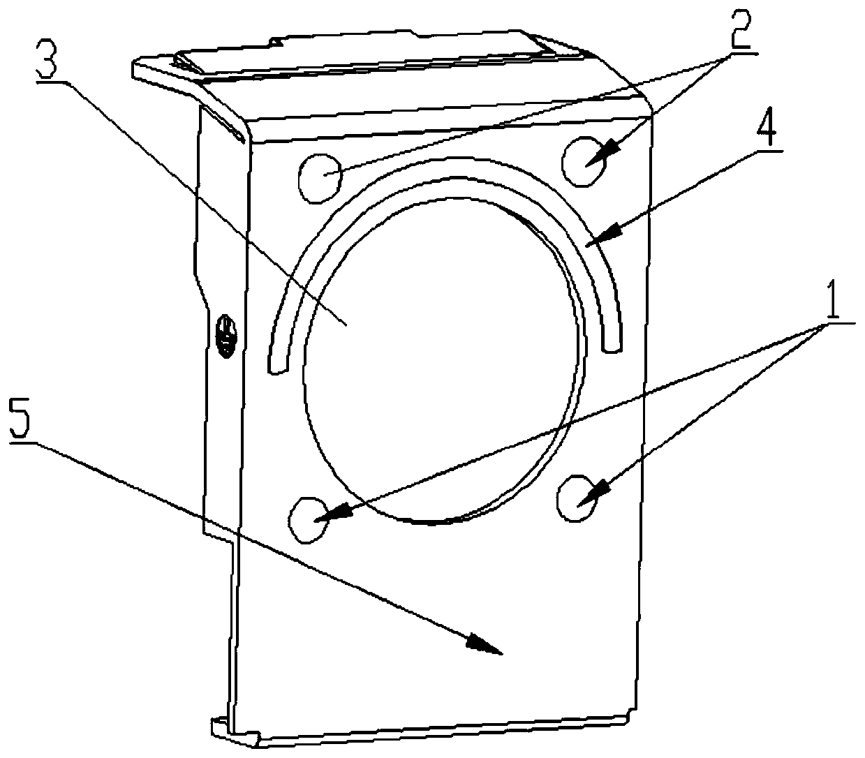 Compressor protecting rack and welding method thereof