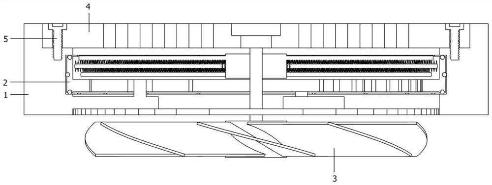 Municipal road well lid based on gear driving and used for efficient drainage