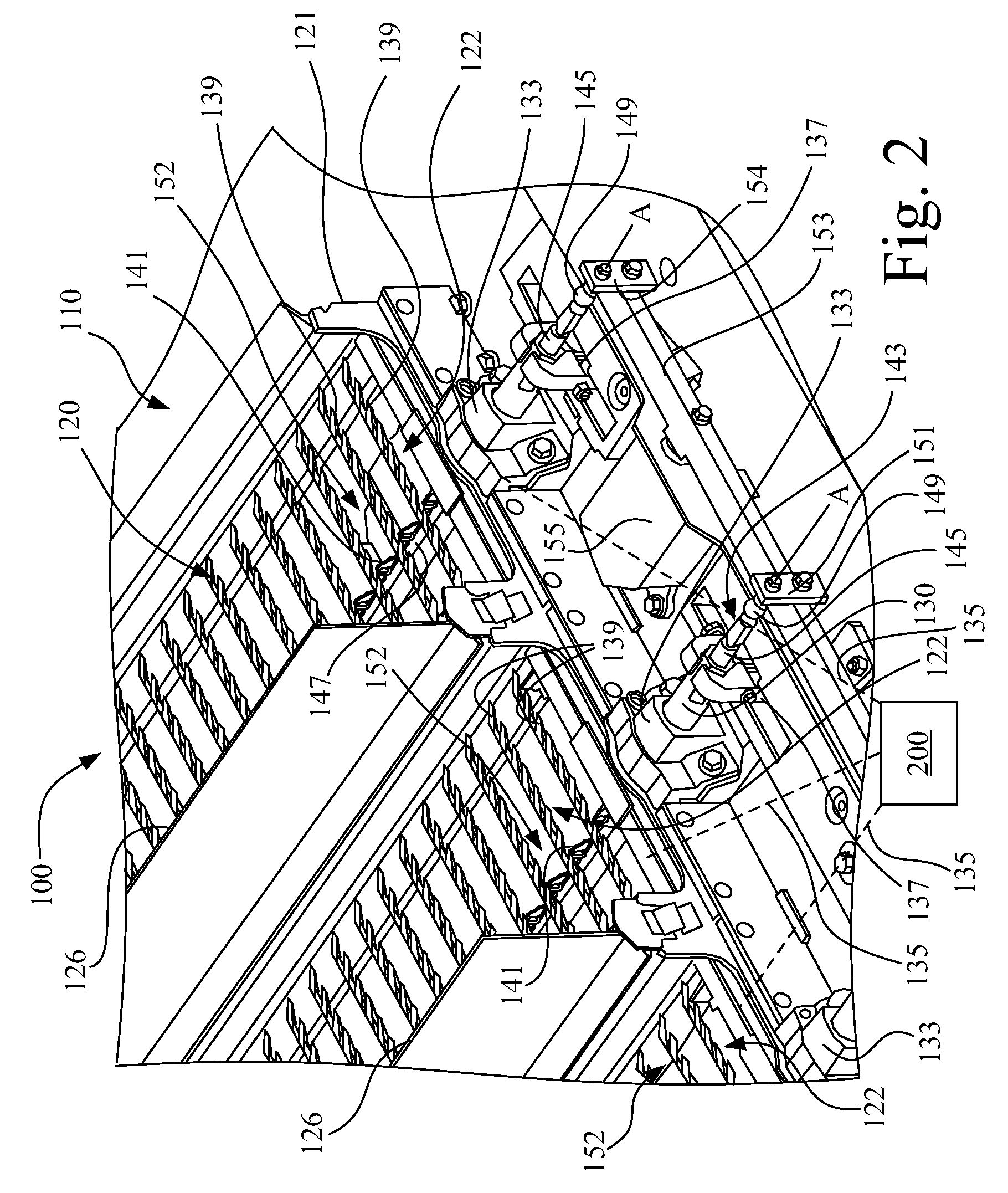 Flexible louver opening adjustment mechanism for a pivoting combine harvester cleaning element