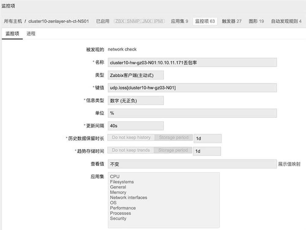 UDP (User Datagram Protocol) link monitoring method and system and electronic equipment