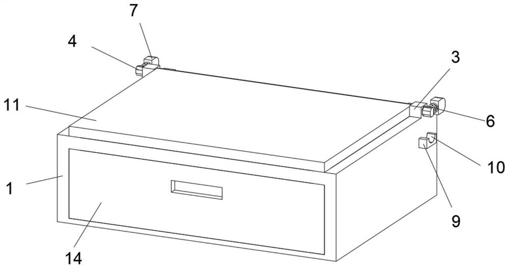 Dressing table with good cosmetic storage effect