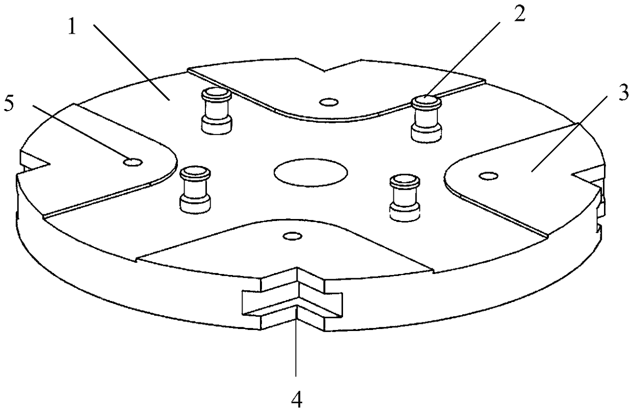 Quick replacement sub-board for impeller part