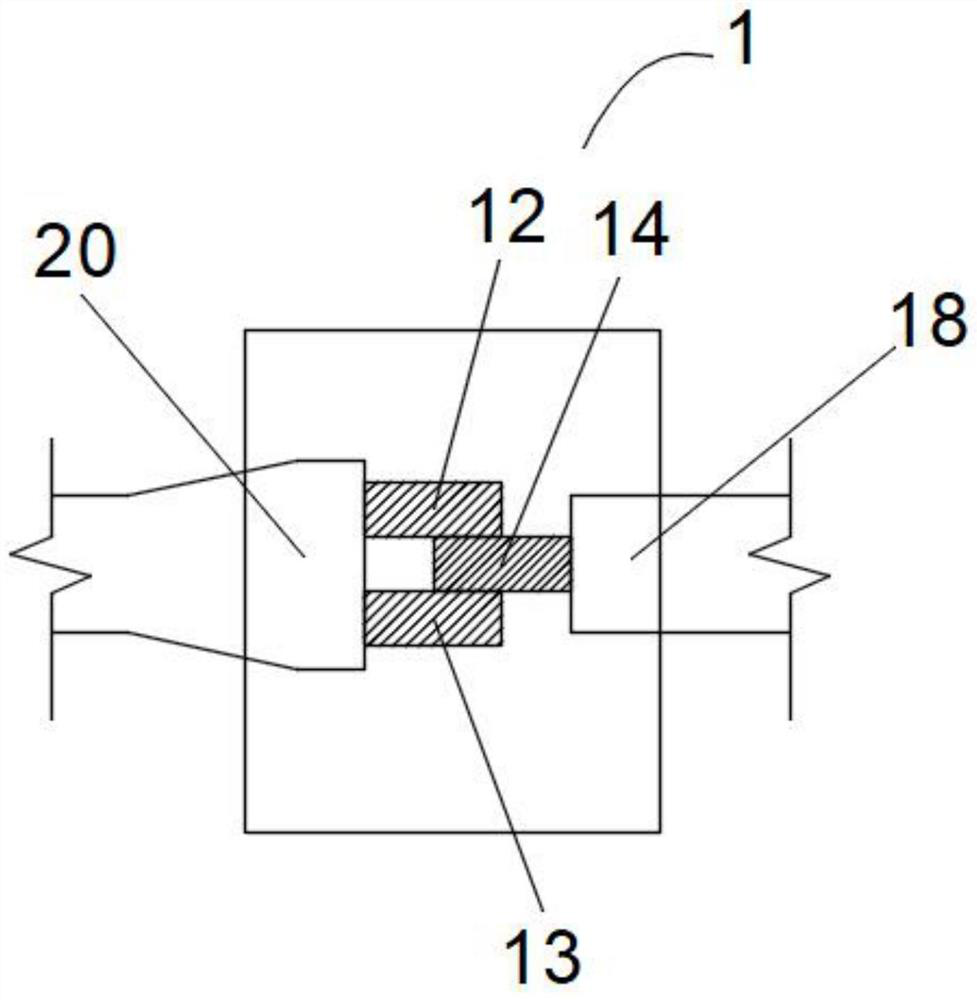 Double-sided dynamic shear testing device and method based on Hopkinson pressure bar system