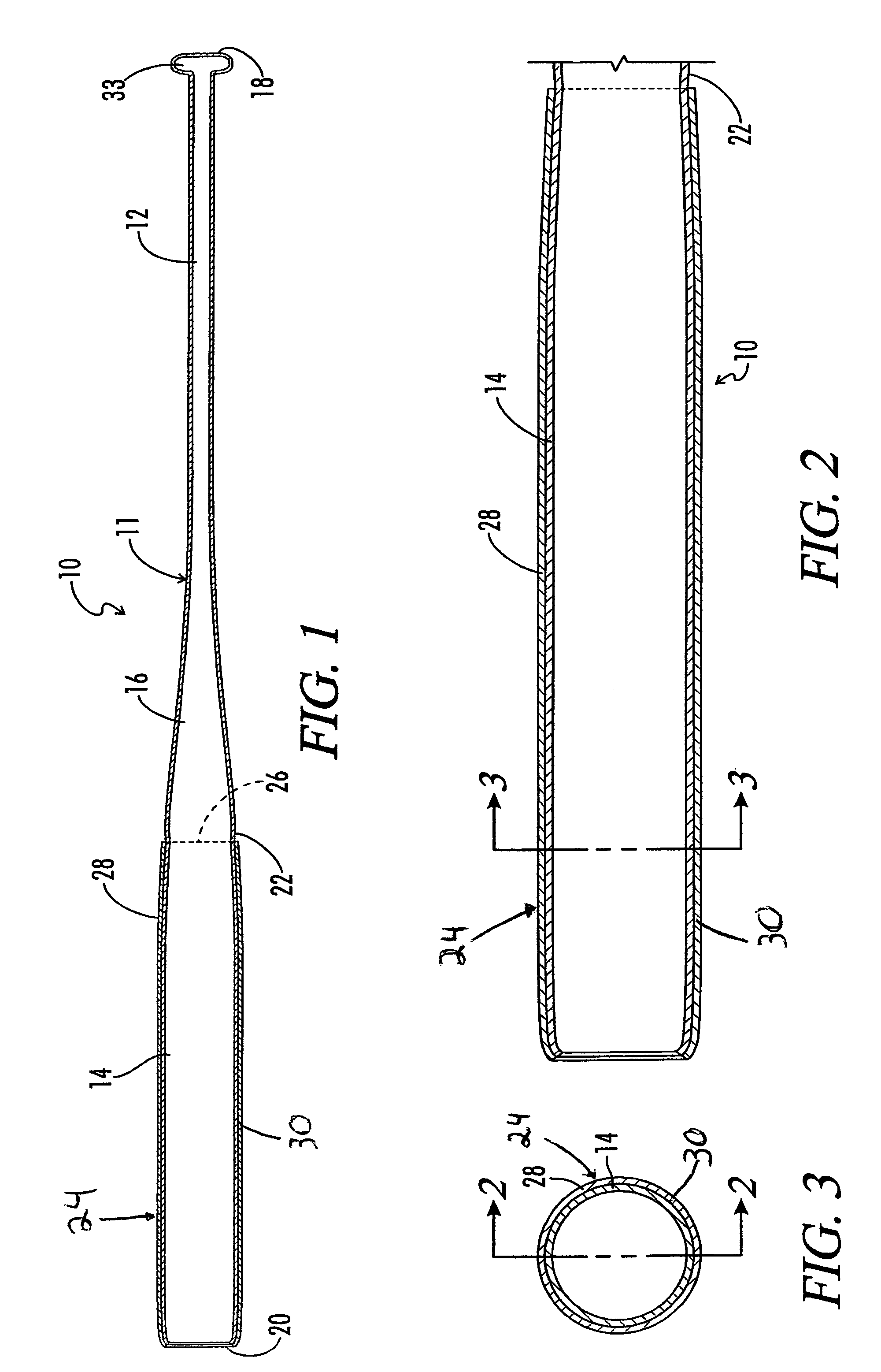 Polymer shell bat